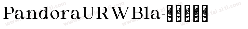 PandoraURWBla字体转换