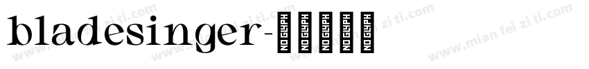 bladesinger字体转换