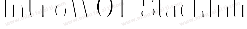 IntroW01-BlackInline字体转换