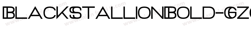 BlackStallionBold-GzgO字体转换