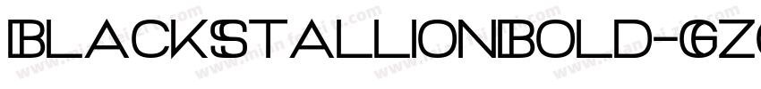 BlackStallionBold-GzgO字体转换