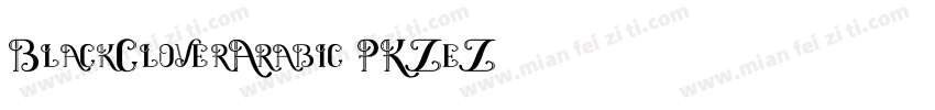 BlackCloverArabic-PKZeZ字体转换