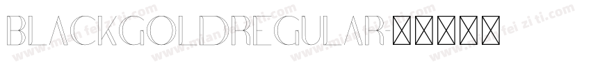 BlackGoldRegular字体转换