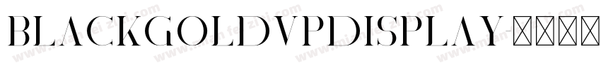 BlackGoldVPDisplay字体转换