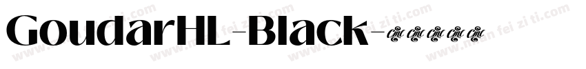 GoudarHL-Black字体转换