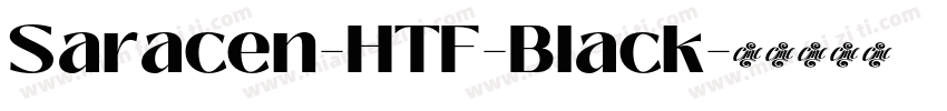 Saracen-HTF-Black字体转换