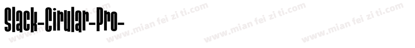 Slack-Cirular-Pro字体转换