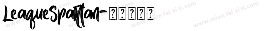 LeaqueSpartan字体转换