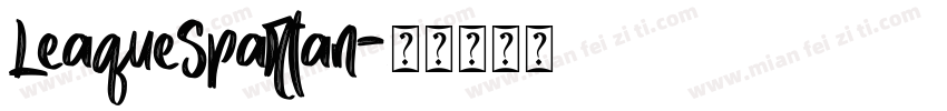LeaqueSpartan字体转换