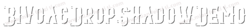 BivoacDropShadowDemoDropShadow-Rp9RW字体转换