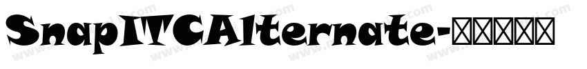 SnapITCAlternate字体转换