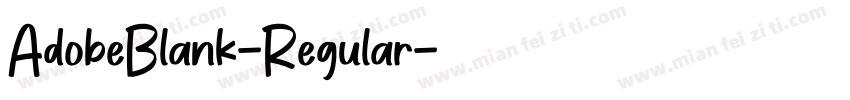 AdobeBlank-Regular字体转换