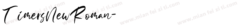 TimersNewRoman字体转换