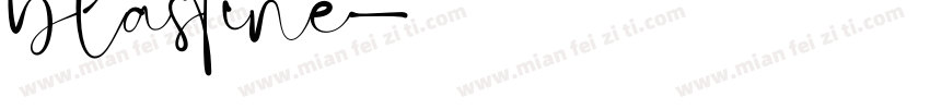blastine字体转换