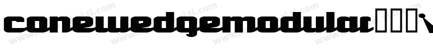 ConeWedgeModular手机版字体转换
