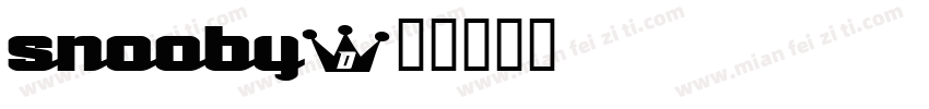 snooby字体转换