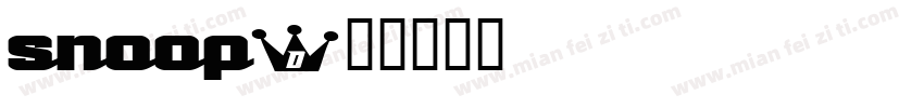 snoop字体转换