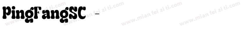 PingFangSC已读字体转换