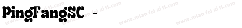 PingFangSC已读字体转换