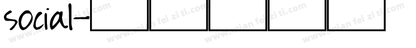 social字体转换