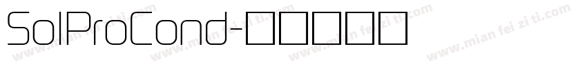 SolProCond字体转换