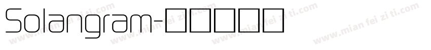 Solangram字体转换