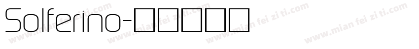Solferino字体转换