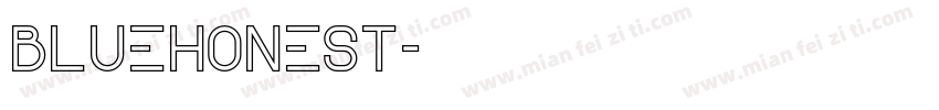 Bluehonest字体转换