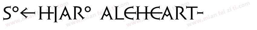SophiaRonaldheart字体转换