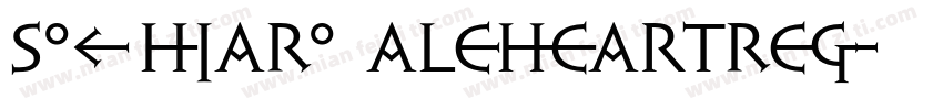 SophiaRonaldheartReg字体转换