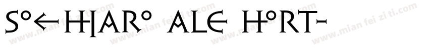 SophiaRonaldshort字体转换