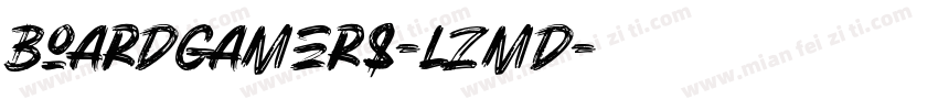 Boardgamers-lzmd字体转换