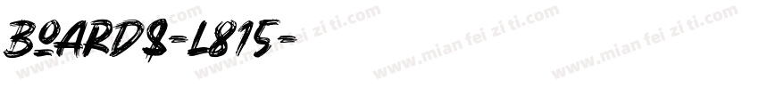 Boards-l815字体转换