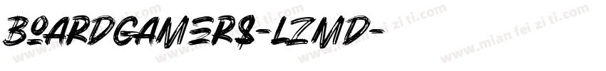 Boardgamers-lzmd字体转换
