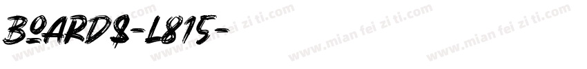 Boards-l815字体转换