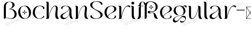 BochanSerifRegular字体转换