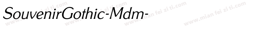 SouvenirGothic-Mdm字体转换
