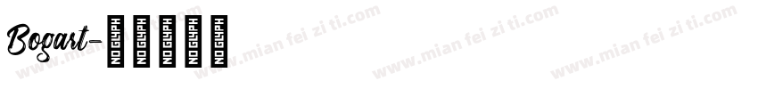 Bogart字体转换