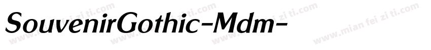 SouvenirGothic-Mdm字体转换