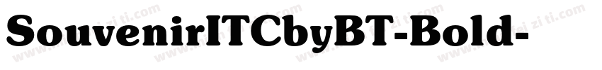 SouvenirITCbyBT-Bold字体转换