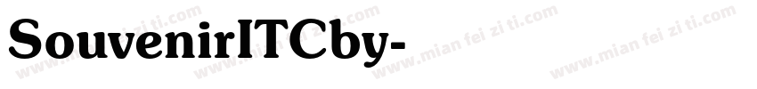 SouvenirITCby字体转换
