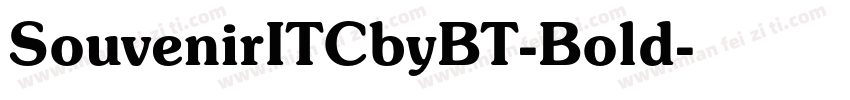 SouvenirITCbyBT-Bold字体转换