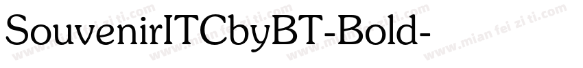 SouvenirITCbyBT-Bold字体转换