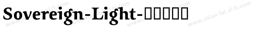 Sovereign-Light字体转换