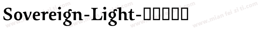 Sovereign-Light字体转换