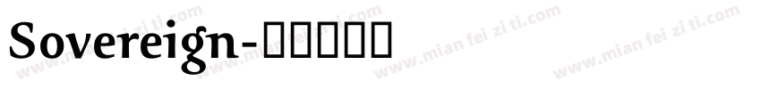 Sovereign字体转换