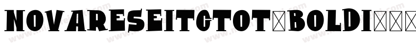 NovareseItcTOT-BoldI字体转换