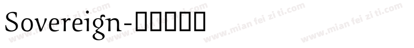Sovereign字体转换