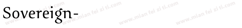 Sovereign字体转换