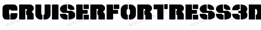 CruiserFortress3DItalic-ZDx3字体转换